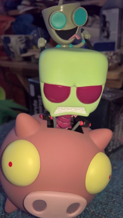 Pop - Invader Zim - Zim & GIR on the Pig