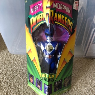 Vintage Power Rangers Billy Action Figure 1993 - Image 2