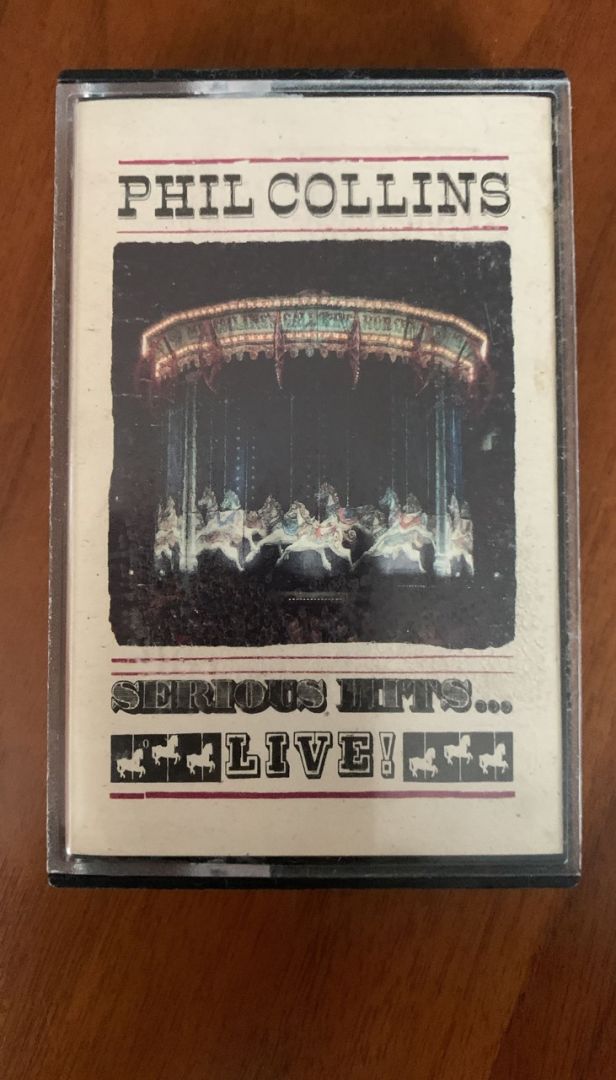 Phil Collins Serious Hits Live Cassette Tape - Image 1