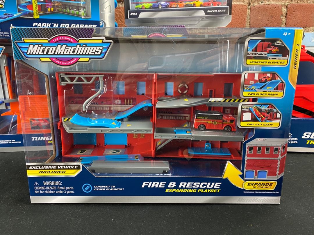 Micro Machines Fire And Rescue Playset - Image 1
