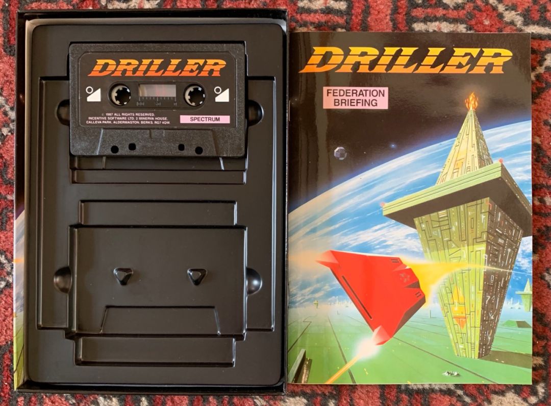 Driller (ZX Spectrum cassette) - Image 2