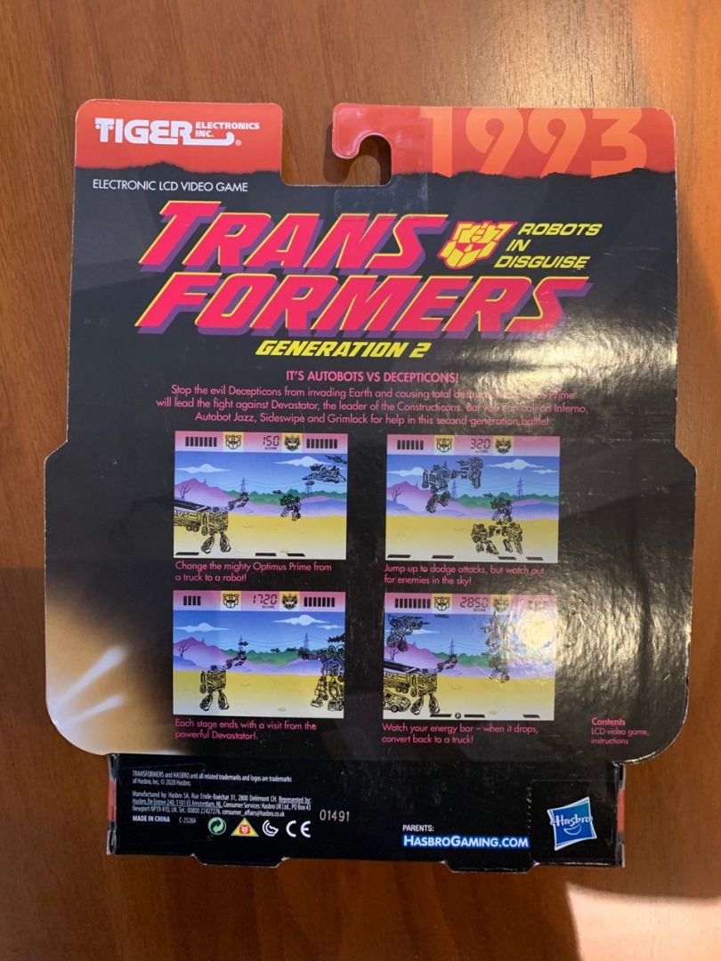 Transformers Reissue LCD Game - Image 2