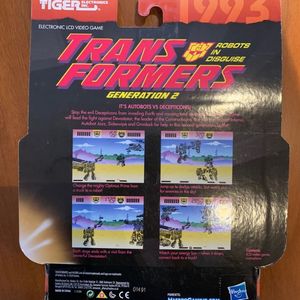 Transformers Reissue LCD Game