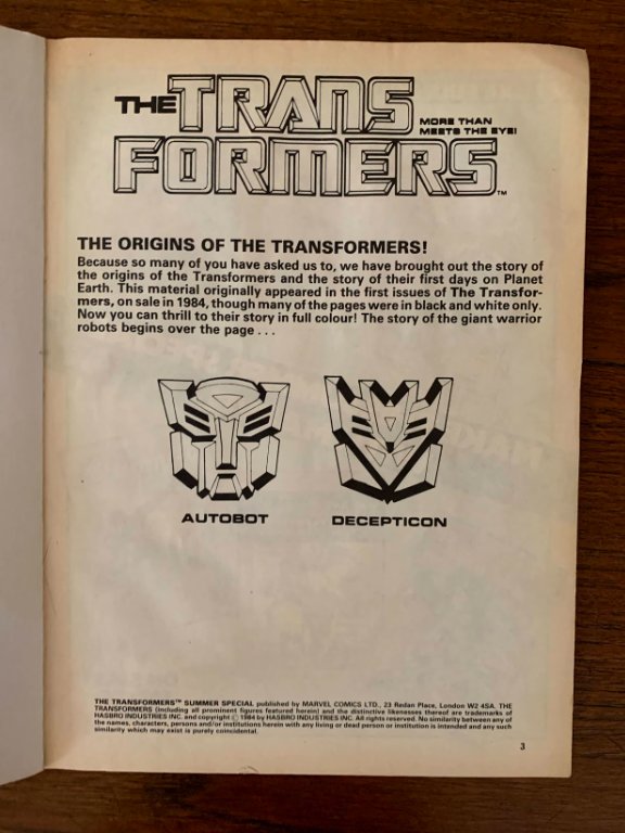 Transformers Summer Special - Image 1