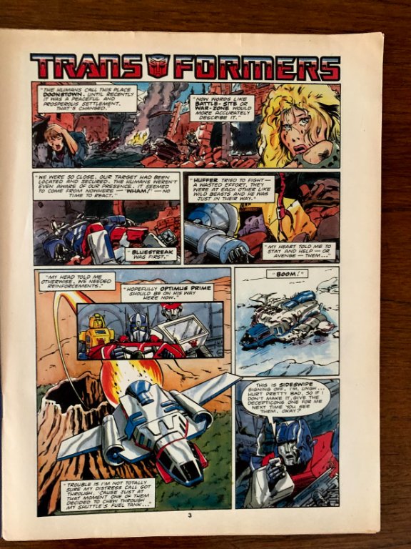 Transformers Comic Issue 50 - Image 1