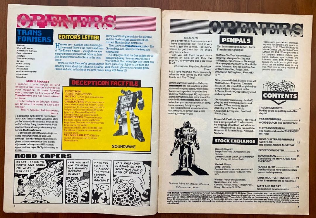 Transformers Comic issue 17 - Image 2