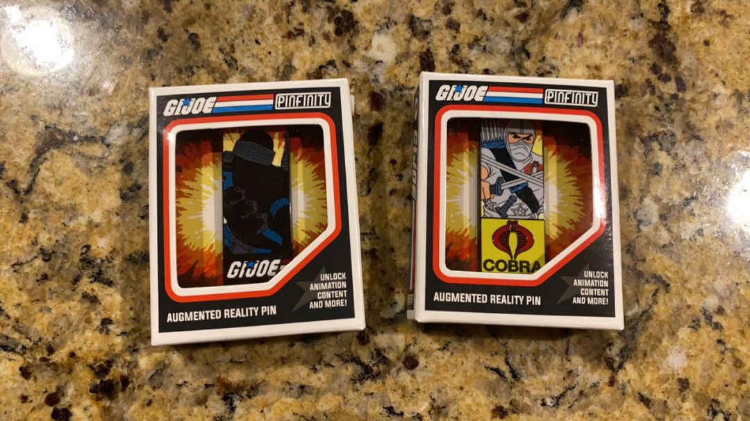 Snake Eyes & Storm Shadow Pinfinity AR Pins - Image 1