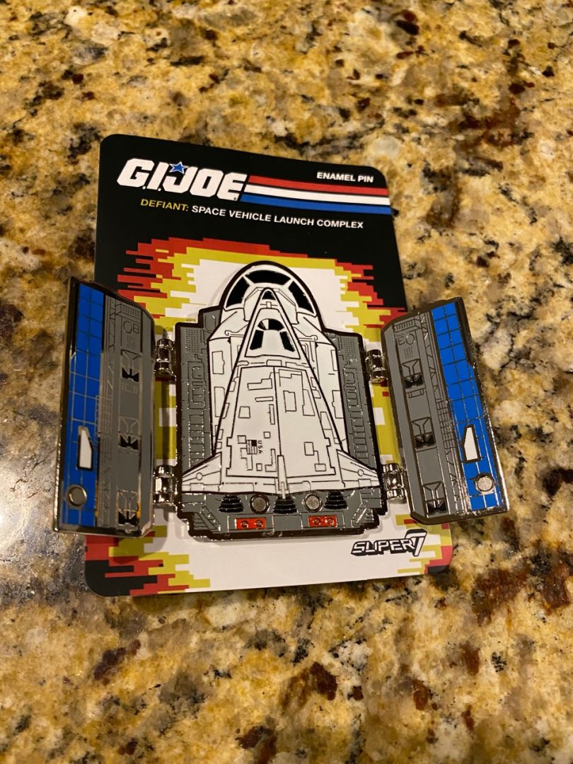 Super7 G.I. Joe Defiant Enamel Pin - Image 2