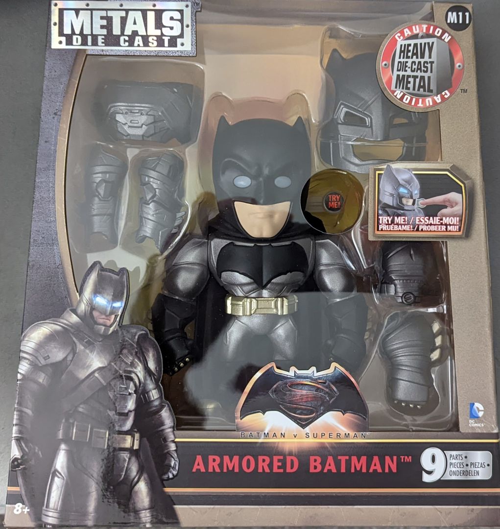 Metal Die Cast Armored Batman Boxed - Image 1