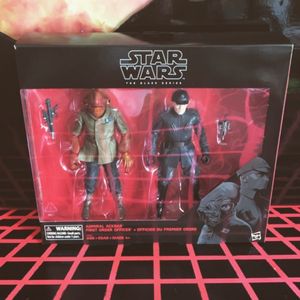 Star Wars Black Series 6 inch Admiral Ackbar and First Order Officer