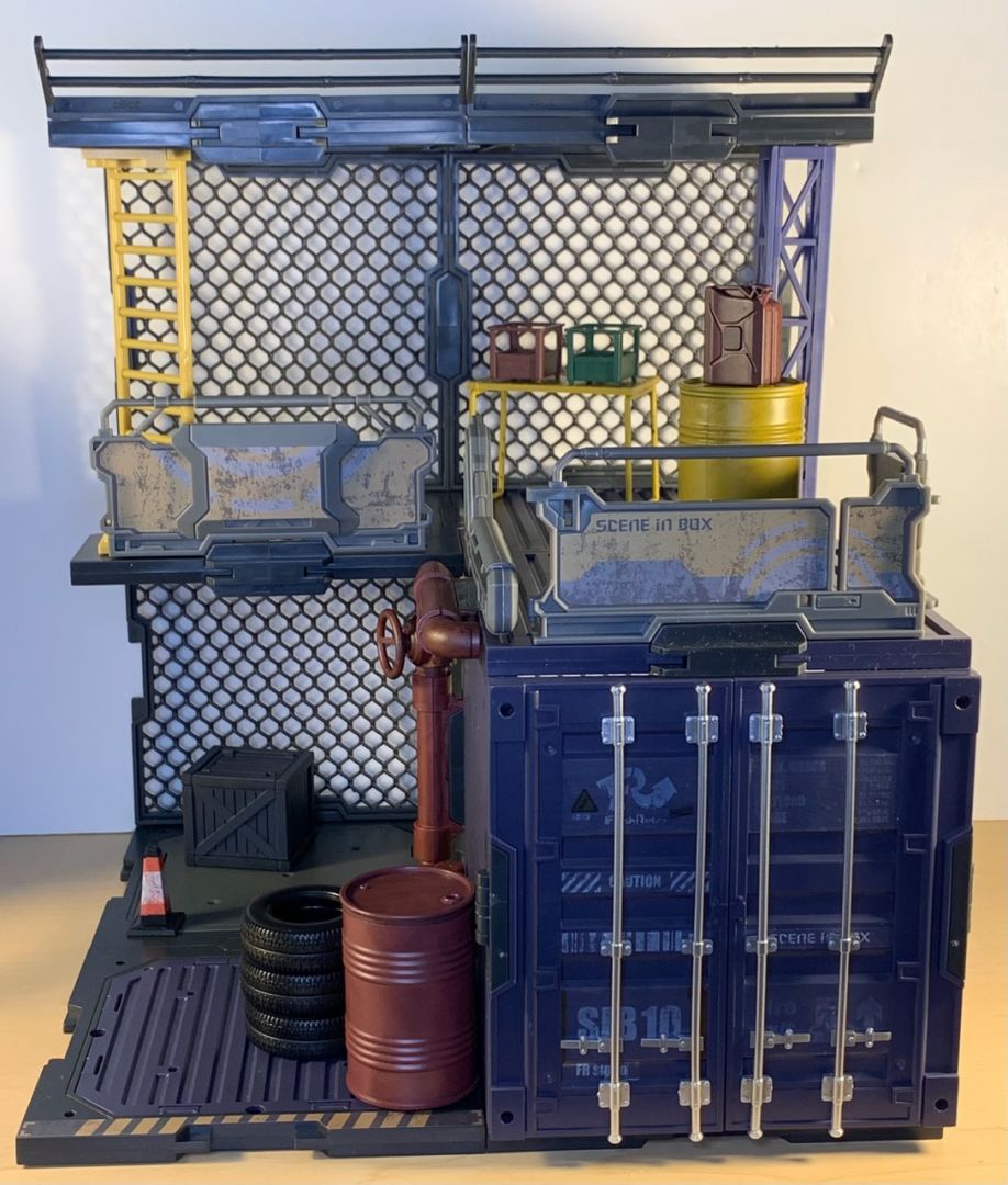 Container Warehouse Diorama Building Set  - Image 1