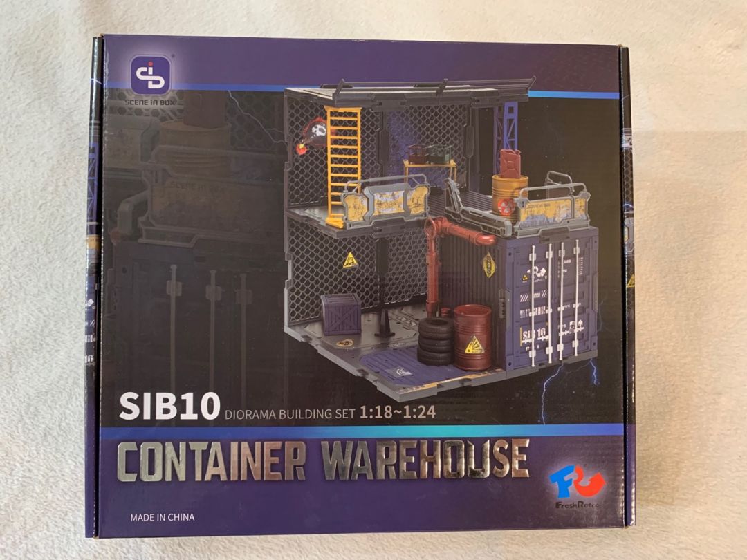 Container Warehouse Diorama Building Set  - Image 2