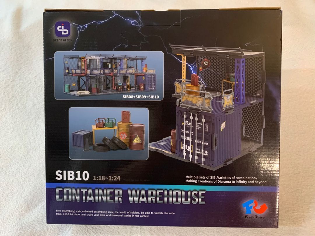 Container Warehouse Diorama Building Set  - Image 3