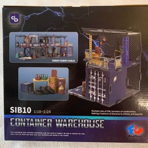 Container Warehouse Diorama Building Set 