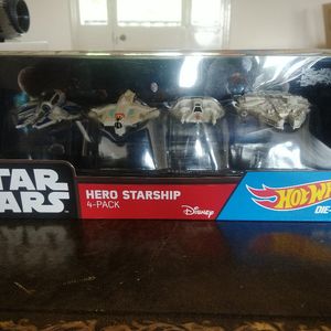 Diecast Star Wars HERO STARSHIP pack
