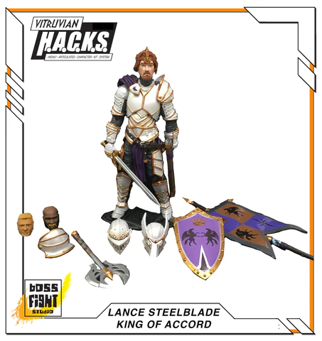 Vitruvian H.A.C.K.S. Lance Steelblade - King of Accord - Image 1