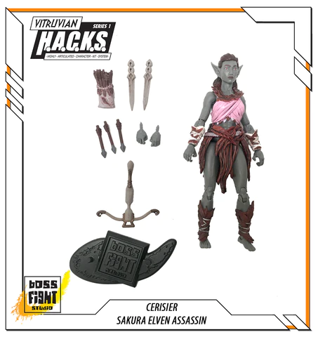 Vitruvian H.A.C.K.S. - Cerisier - Sakura Elven Assassin - Image 1
