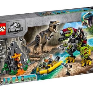 LEGO Jurassic World T. rex vs Dino Mech Battle 75938 (716 Pieces)