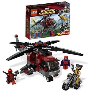 Lego 6866 Wolverine's Chopper Showdown
