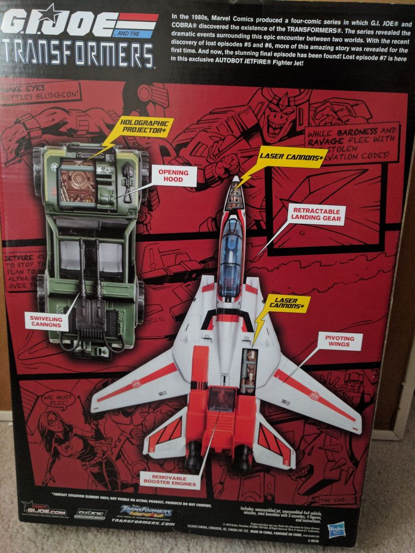 SDCC GIJOE Transformers Hound Jetfire - Image 4