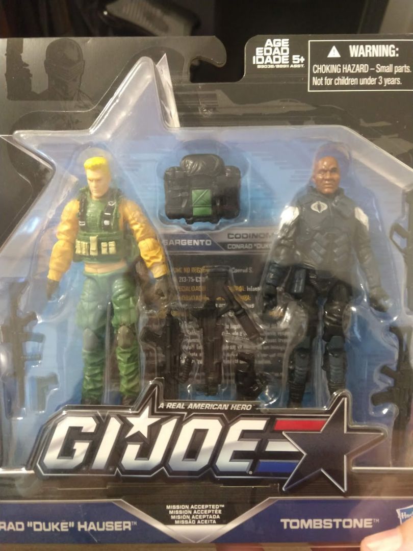 Duke vs. Tombstone 2 pack GIJOE COBRA - Image 1