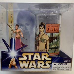 Princess Leia (Return of the Jedi) With Return of the Jedi Glass (MISB)
