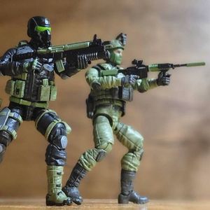 Bravo Team Moving On Objective Tango