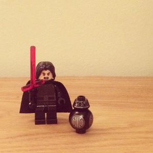 Kylo Ren & BB-9E (from TIE Fighter Lego set)