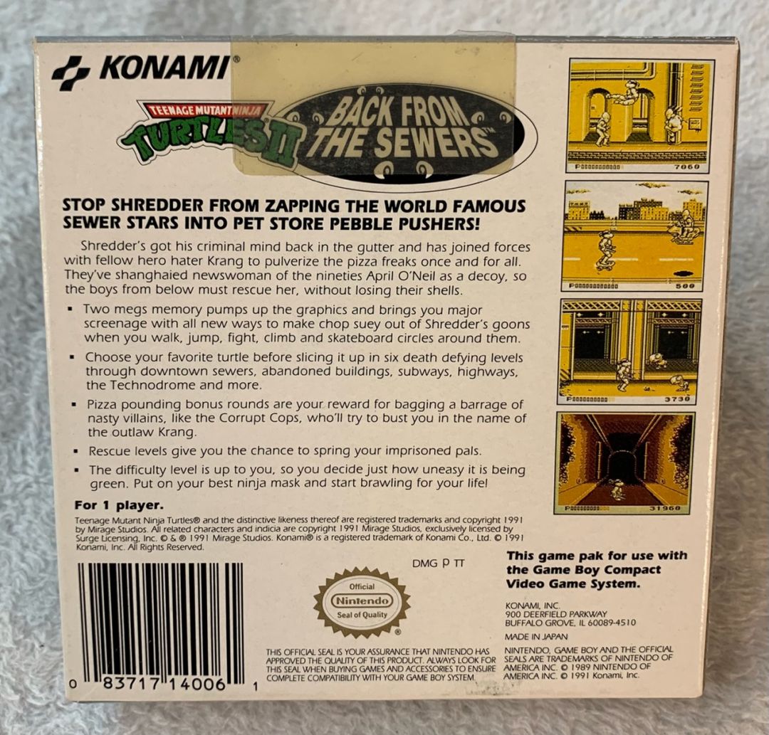 Teenage Mutant Ninja Turtles II Back from the Sewers - Image 2