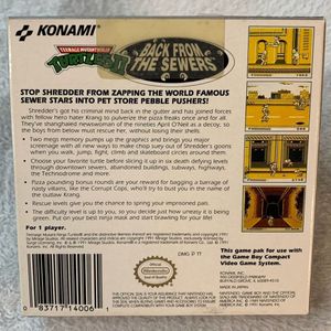 Teenage Mutant Ninja Turtles II Back from the Sewers