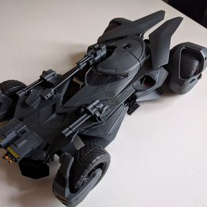 JL Batmobile and Batman