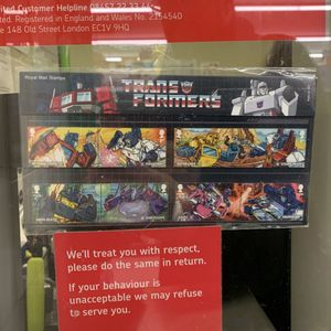 Transformers Stamps