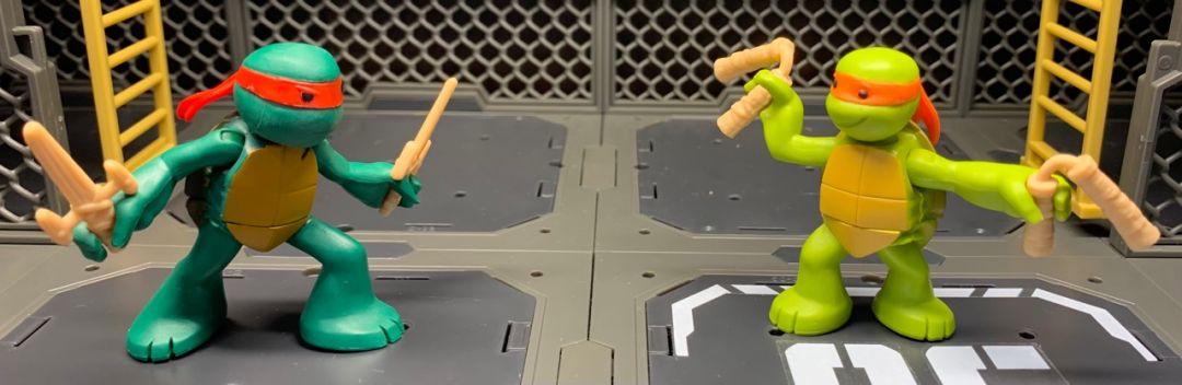 Ninjas In Training: Raphael & Michelangelo - Image 1