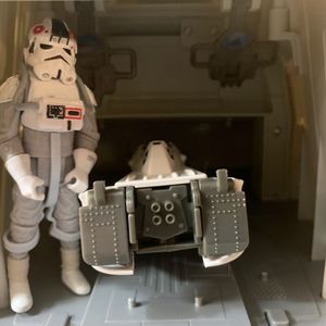 AT-AT Driver With Imperial AT-AT (All Terrain Armored Transport)