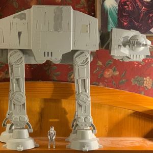 AT-AT Driver With Imperial AT-AT (All Terrain Armored Transport)