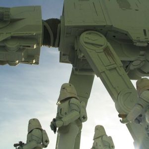 AT-AT Driver With Imperial AT-AT (All Terrain Armored Transport)