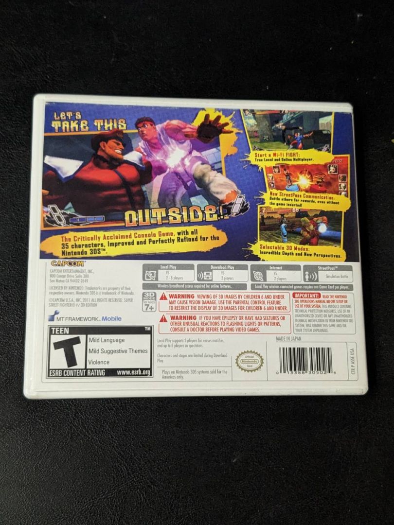 Nintendo 3DS Super Street Fighter IV - Image 2