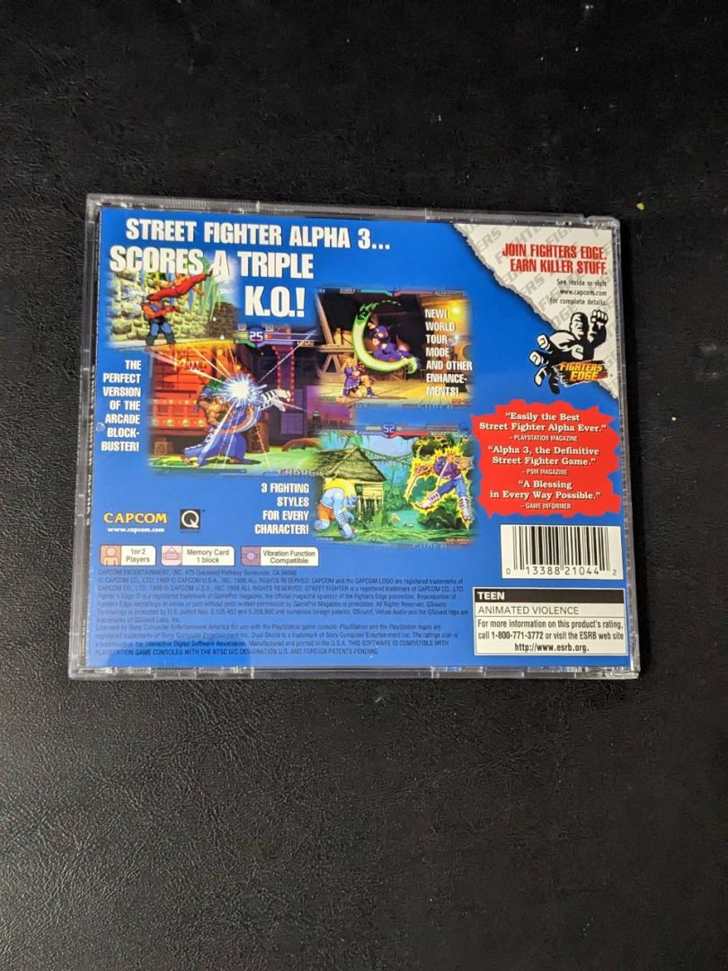 Playstation Street Fighter Alpha 3 - Image 2