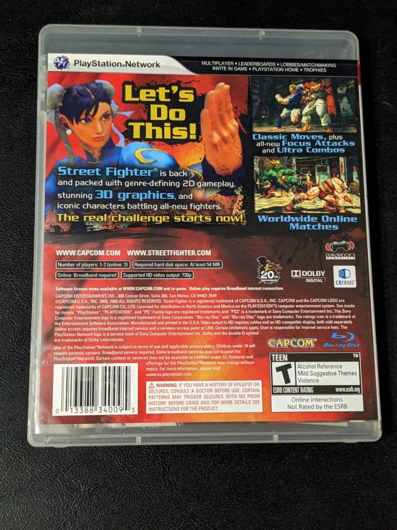 PlayStation 3 Street Fighter IV - Image 2