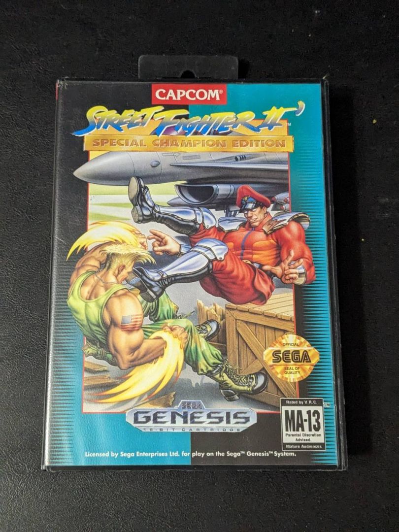 Sega Genesis Street Fighter II - Image 1