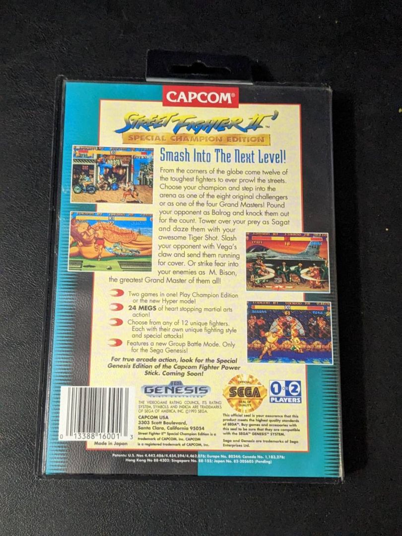 Sega Genesis Street Fighter II - Image 2