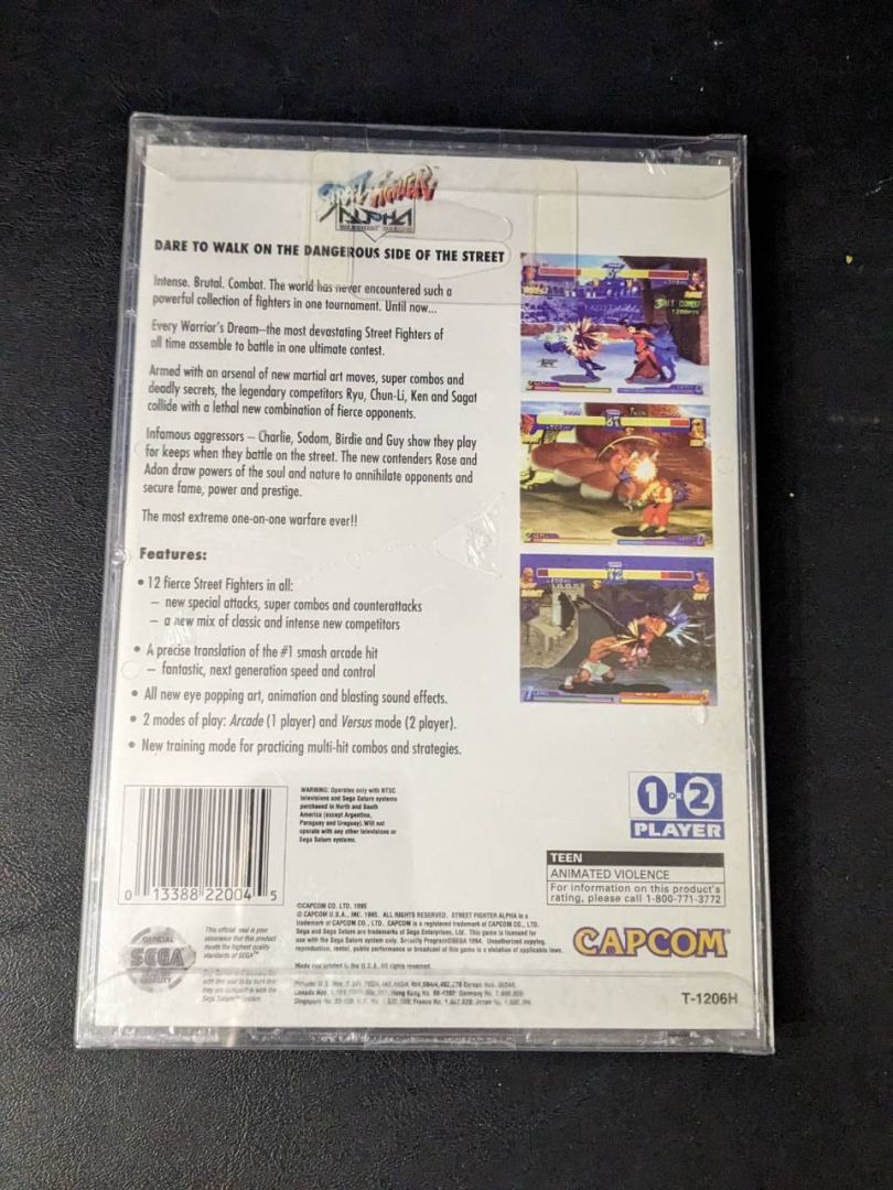 Sega Saturn Street Fighter Alpha Warriors Dreams - Image 2