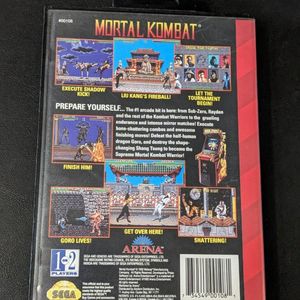 Sega Genesis Mortal Kombat 