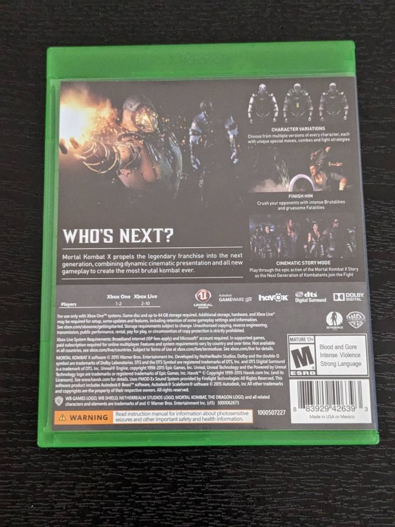 XBOX One Mortal Kombat X - Image 2
