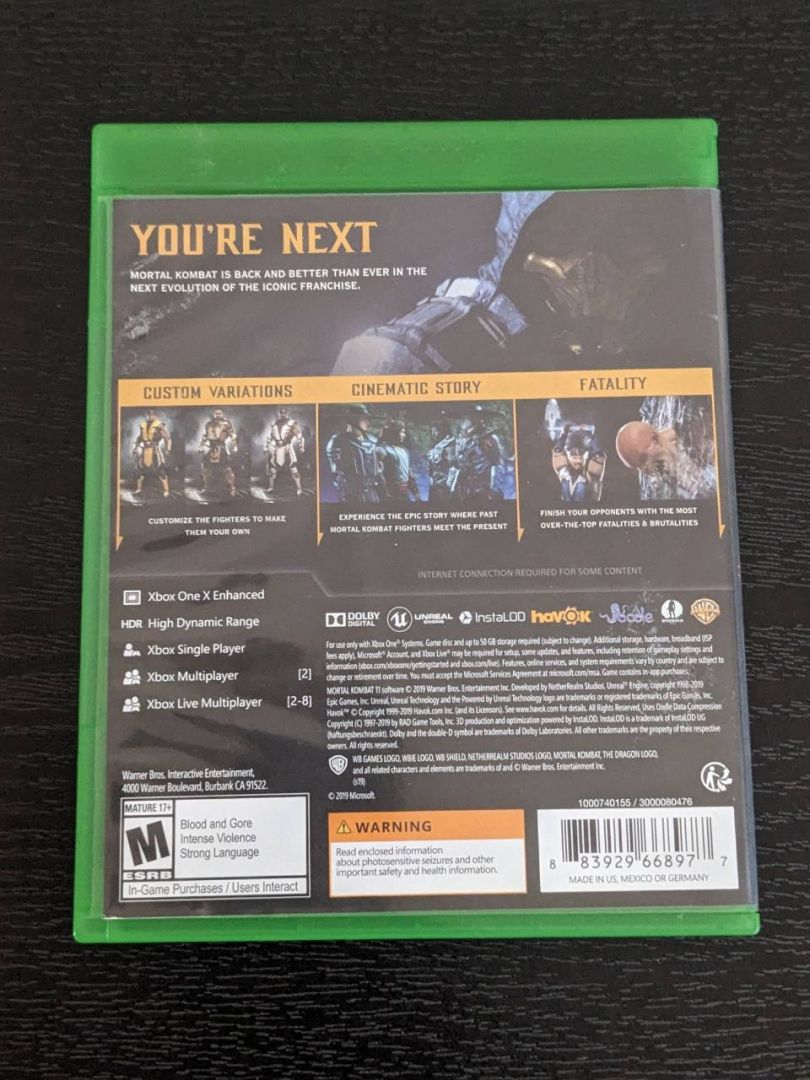 XBOX One Mortal Kombat 11 - Image 2