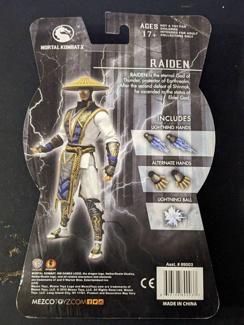 Mezco Mortal Kombat X Raiden 6" - Image 2