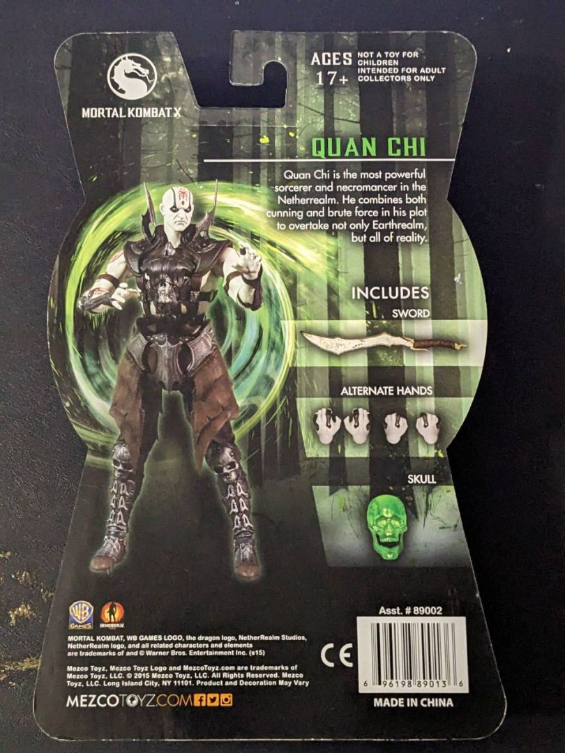 Mezco Mortal Kombat X Quan Chi 6" - Image 2