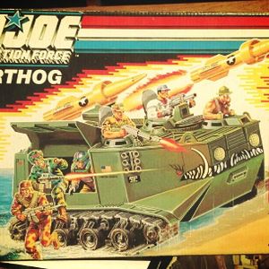 G.I. Joe: The Action Force Warthog w/ Sgt. Slammer (Original Box)