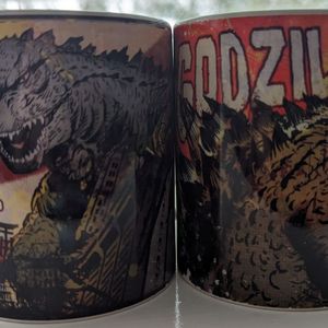 Godzilla mugs