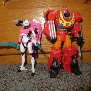 Arcee and RodimusPrime